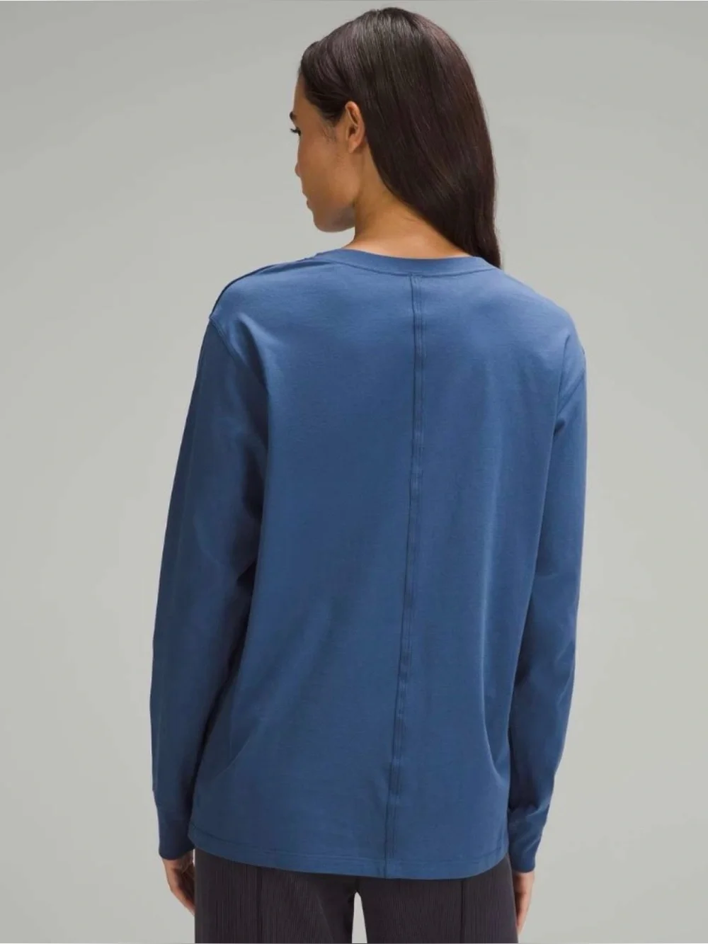 Lululemon All Yours Long-Sleeve Shirt in Pitch Blue